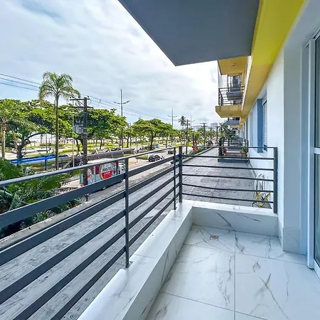 Apto Confortavel E Estiloso Com Wi-Fi A Beira Mar Santos  Exterior foto