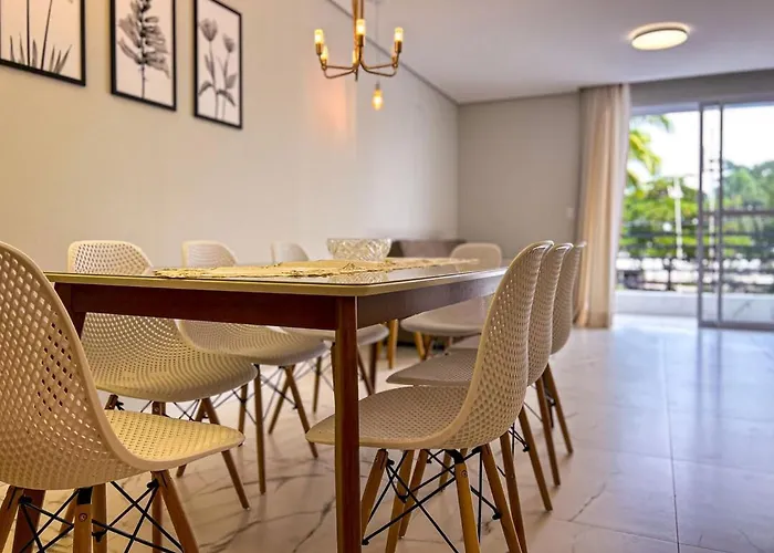 Apto Confortavel E Estiloso Com Wi-Fi A Beira Mar